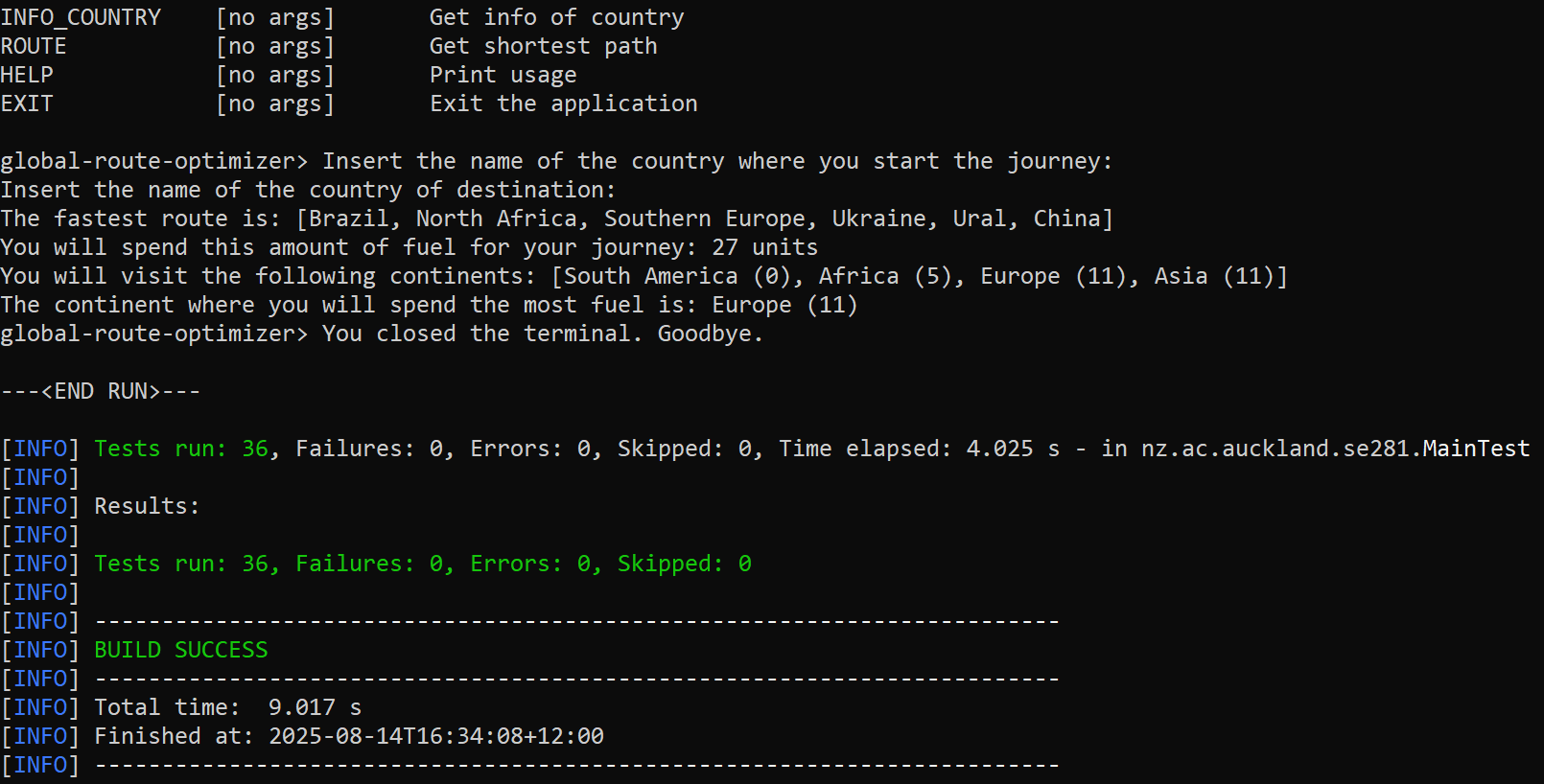 Global Route Optimizer screenshot