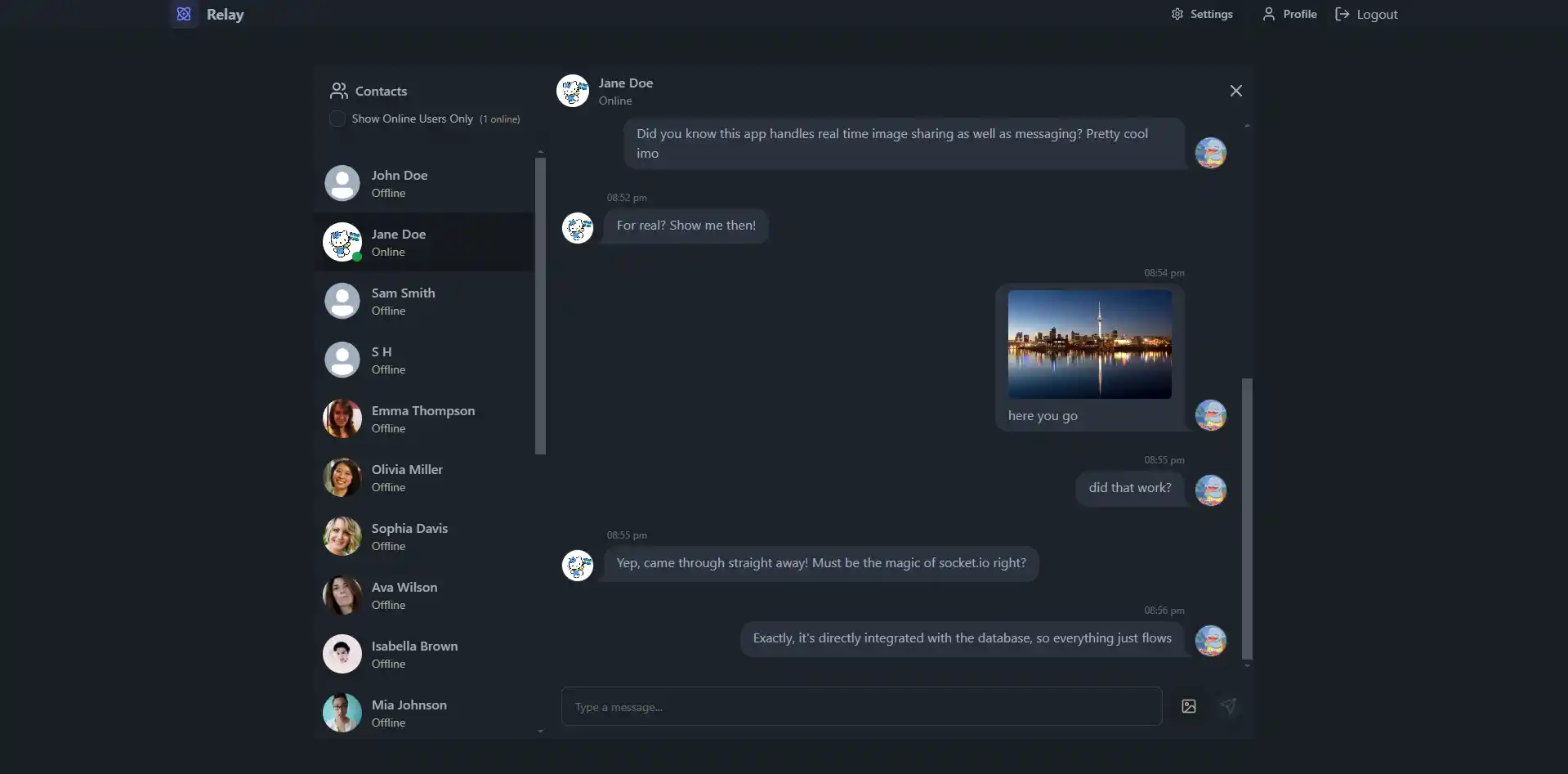 Real-Time Chat App screenshot